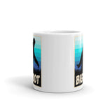 Bigfoot White glossy mug