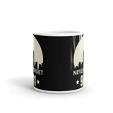 Never Forget 9/11 White glossy mug