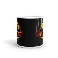 Hellfire White glossy mug