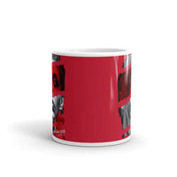 Noir (Red) White glossy mug