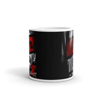 Noir (Black) White glossy mug