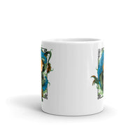 Dragon White glossy mug