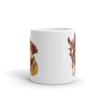 Cowgirl White glossy mug