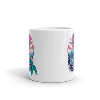 Mermaid White glossy mug