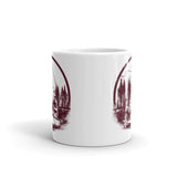 Fishing Trip White glossy mug