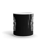 Skull Tattoo White glossy mug