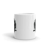 Caesar Skull White glossy mug