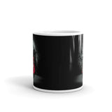 Pray White glossy mug