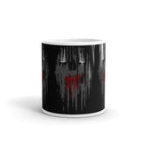 Skull Rust White glossy mug