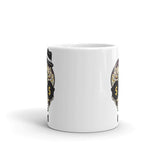 Calabera 2 White glossy mug