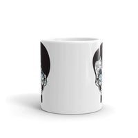 Calabera 4 White glossy mug