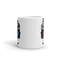 Calabera 6 White glossy mug