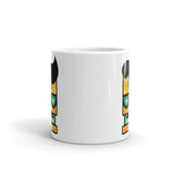 Calabera 7 White glossy mug