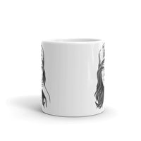 Calabera 9 White glossy mug