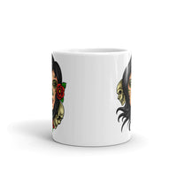 Day of the Dead White glossy mug