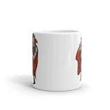 Dracula White glossy mug