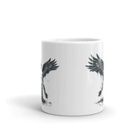 Fallen Angel White glossy mug