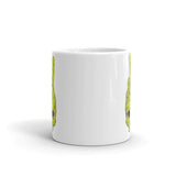 Peace Skull White glossy mug