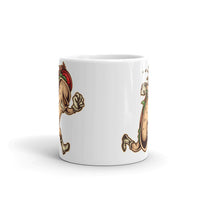 Hot Dog Hero White glossy mug