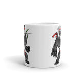 Kung Fu Panda White glossy mug