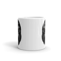 Gorilla Head White glossy mug