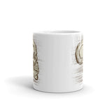 Skull White glossy mug