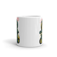 Speed White glossy mug