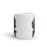 Vampire Hunter White glossy mug