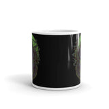 Wolf Night White glossy mug