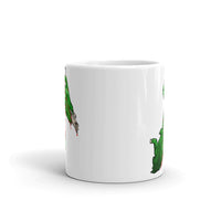 Zombie Hands White glossy mug