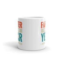 Farter of the Year (Father) White glossy mug