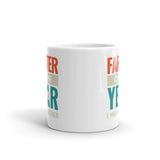 Farter of the Year (Father) White glossy mug