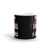 Pretty Things and F Bombs White glossy mug