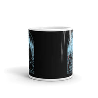 Fear the Living White glossy mug