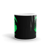 Cyberdeath White glossy mug