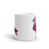 Monster Bird White glossy mug