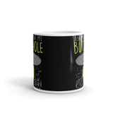 Ask Me About My Butthole (UFO 2) White glossy mug