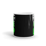 Beam Me Up (UFO) White glossy mug