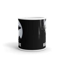 Believe (UFO Moon) White glossy mug