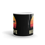 Believe (Desert) White glossy mug