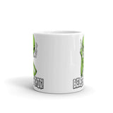 Believe This Alien White glossy mug