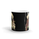 Cryptid Crew White glossy mug