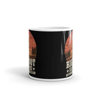 Bigfoot Saw Me White glossy mug