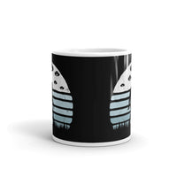 Bigfoot UFO White glossy mug