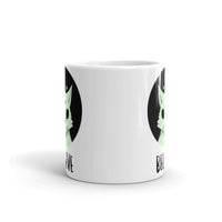 Believe (Alien Cat) White glossy mug