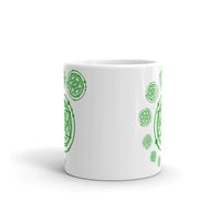 Alien Crop Circles 2 White glossy mug