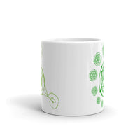 Alien Crop Circles 3 White glossy mug