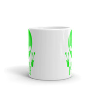 I Come in Peace 1 White glossy mug