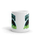 Greetings From Area 51 White glossy mug