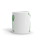 Alien Dab 6 White glossy mug